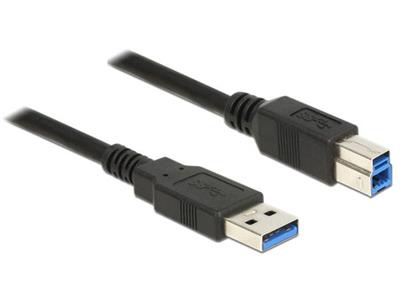   Delock Cable USB 3.0 Type-A male > USB 3.0 Type-B male 5.0 m black