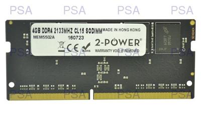 2-Power 4GB PC4-17000S 2133MHz DDR4 CL15 Non-ECC SoDIMM 1Rx8 (DOŽIVOTNÍ ZÁRUKA)