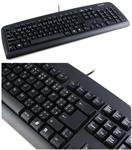 A4tech KB-720, tenká klávesnice, CZ/US, USB, černá