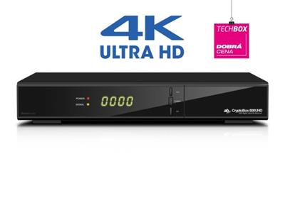 AB DVB-S/S2 přijímač Cryptobox 800UHD/4K/H.265/HEVC/ čtečka karet/ HDMI/ USB/ LAN/ PVR/