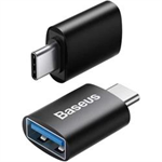 Adaptér Baseus z USB-A na USB-C černý loading=