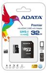 ADATA Premier micro SDHC karta 32GB UHS-I U1 Class10+adaptér