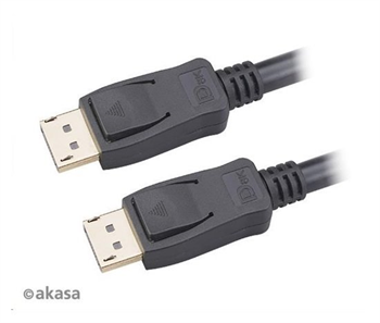 AKASA kabel DisplayPort na DisplayPort 8K@60Hz, v1.4, 5m