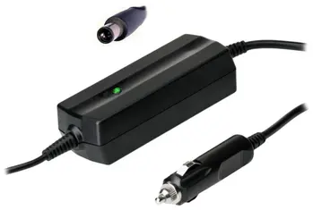 Akyga Napájecí adaptér do auta pro notebooky Dell,HP,Compaq,19.5V,3.34A,65W,7.4x5mm + pin