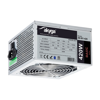 Akyga zdroj ATX AK-B1-420 420W,pas.PFC