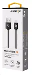 ALIGATOR Datový kabel 2A mikro USB 2 m černý