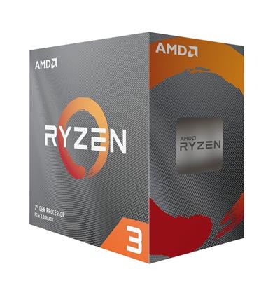 AMD cpu Ryzen 3 3100 Box AM4 (4core, 8x vlákno, 3.6GHz / 3.9GHz, 16MB cache, 65W), s chladičem Wraith Stealth