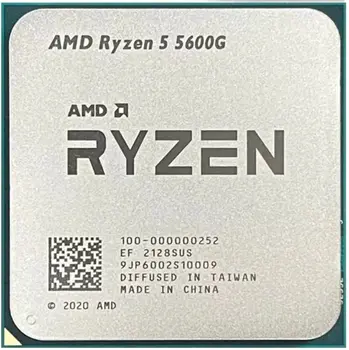 AMD cpu Ryzen 5 5600G AM4 Tray (6core, 12x vlákno, 3.9GHz / 4.4GHz, 16MB cache, 65W), Radeon Graphics, bez chladiče