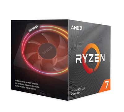 AMD cpu Ryzen 7 3700X AM4 Box (8core, 16x vlákno, 3.6GHz / 4.4GHz, 32MB cache, 65W), s chladičem Wraith Prism RGB