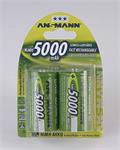 Ansmann akumulátor D NiMH 5000 mAh (2 ks)