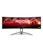 AOC LCD AGON herní AG493QCX 49" zakřivený VA 32:9 FreeSync/3840x1080@144Hz/1ms/400cd/80M:1/2xHDMI/2xDP/4xUSB/Repro/VESA