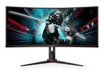 AOC LCD AGON herní CU34G2X 34" VA 21:9 FreeSync zakřivený/3440x1440@144Hz/1ms/300cd/80mil:1/2xHDMI/DP/4xUSB/vesa