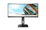 AOC LCD CU34P2A 34" zakřivený VA 21:9 FreeSync/3440x1440@100Hz/1ms/300cd/80mil:1/2xHDMI/DP/4xUSB/Repro/VESA