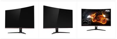 AOC LCD herní C32G1 31,5" MVA Freesync zakřivený/1920x1080@144Hz/50m:1/1ms/VGA/2xHDMI/DP