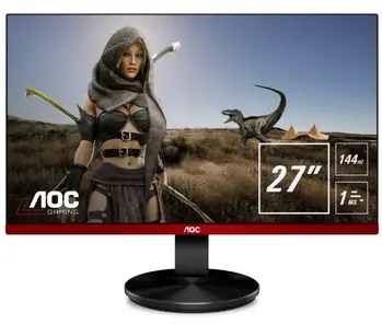 AOC LCD herní G2790PX 27" Freesync /1920x1080@144Hz/20m:1/4ms/VGA/2xHDMI/DP/1xUSB/pivot/repro