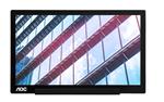 AOC LCD přenosný I1601P 15,6" IPS/1920x1080@60Hz/5ms/220cd/100M:1/USB-C/USB DisplayLink/Pivot