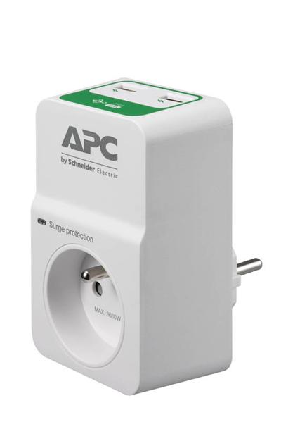 APC Essential SurgeArrest 1 česká zásuvka, 2portová USB nabíječka