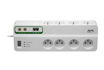 APC Performance SurgeArrest 8 outlets with Phone & Coax Protection 230V France