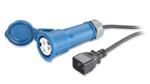 APC Power Cord, 16A, 230V, C20 to IEC 309F 2,5 metru