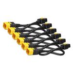 APC Power Cord Kit (6 ea), Locking, C19 to C20, 0.6m