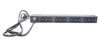 APC Rack 19" Basic PDU, 1U, 16A/230V, 12 zástrčky C13