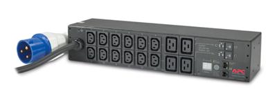 APC Rack PDU, Metered, 2U, 32A, 230V, IEC309 32A 2P+E -> (12) C13S & (4) C19