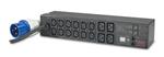 APC Rack PDU, Metered, 2U, 32A, 230V, IEC309 32A 2P+E -> (12) C13S & (4) C19 