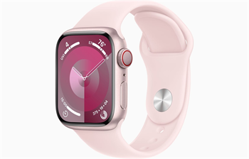 Apple Watch S9 Cell,45mm,Sport Band,Light Pink,,Pink,S/M