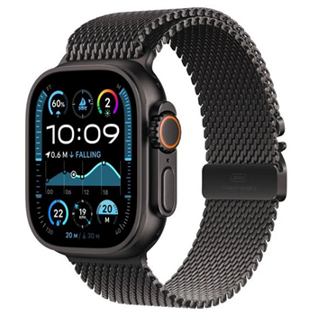 Apple Watch Ultra 2 GPS+Cellular 49mm,L,černý titan+Milánský řemínek