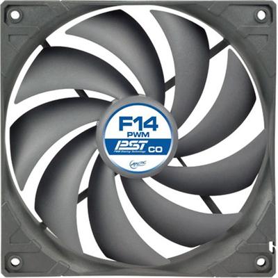 ARCTIC F14 PWM PST CO ventilátor, 140 x 140 x 27 mm, double ball bearing, 4pin, 12V