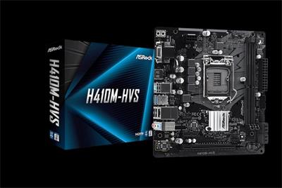 ASROCK H410M-HVS (intel 1200, 2xDDR4 2933MHz, 4xSATA3, VGA+HDMI, 1xGLAN, mATX)