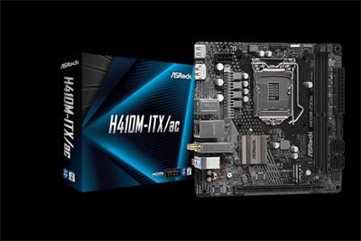 ASROCK H410M-ITX/AC (intel 1200, 2xDDR4 2933MHz, 4xSATA3, HDMI+DPOrt, 1xGLAN, WIFI, mini-ITX