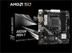 ASROCK MB AB350M PRO4-F (AM4, amd B350, 4xDDR4, PCIE, 4xSATA3 + 2xM.2, VGA +DVI+HDMI, USB3.1, 7.1, GLAN, mATX)