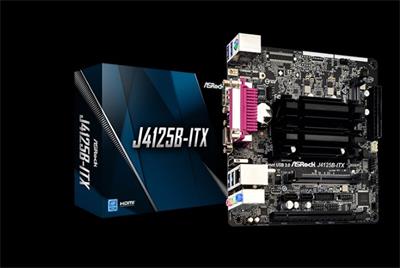 ASROCK MB J4125B-ITX s integrovaným intel CPU quad-core J4125 (2x DDR4 SO-DIMM, VGA +HDMI, PCI-E, 2xSATA3, 7.1, GLAN, m