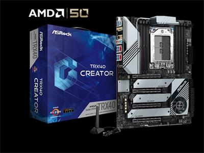 ASROCK MB TRX40 CREATOR (sTRX4, amd, 8xDDR4 4666Hz, PCIE, WIFI, 3xM.2, 2xGLAN, 8xSATA3R, ATX)