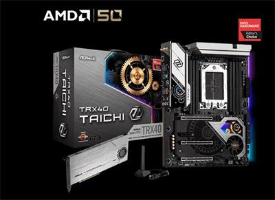 ASROCK MB TRX40 TAICHI (sTRX4, amd, 8xDDR4 4666MHz, PCIE, WIFI, 2xM.2, 8xSATA3R, ATX)