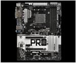 ASROCK MB X370 PRO4 (AM4, amd X370, 4xDDR4, PCIE, VGA+DVI+HDMI, 6x SATA+M.2, USB3.1, 7.1, GLAN, ATX)