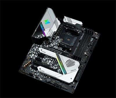 ASROCK MB X570 STEEL LEGEND (polychromatické RGB osvětlení, AM4, amd X470, 4xDDR4 4666+, PCIE, HDMI + DPort, 8xSATA3 +M