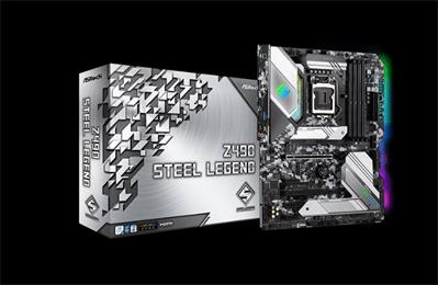 ASROCK Z490 STEEL LEGEND (intel 1200, 4xDDR4 4266MHz, 6xSATA3, M.2(wifi), HDMI+DPort, 1xGLAN, ATX)