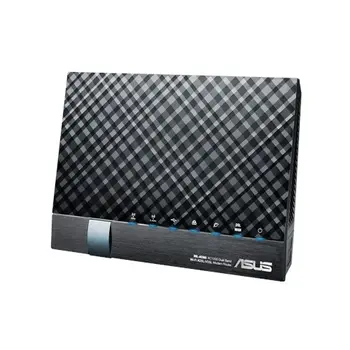 ASUS DSL-AC56U, AC1200 Wireless Dual-Band VDSL/ADSL 2+ Gigabit Modem Router, Annex A/B/I/J/L/M, 2 USB ports for 3G/4G