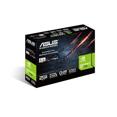 ASUS GT710-SL-2GD5 BRK - 2GB GDDR5 (32 bit), HDMI, DVI, D-SUB