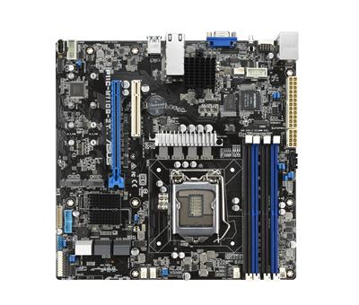 ASUS P11C-I, Intel® Xeon® E-21XXX (95W), C242, 4DIMM, 2 Intel X550-AT2+1Mgt LAN, 6 SATA, 2 M.2, 1 PCIe x16, micro-ATX