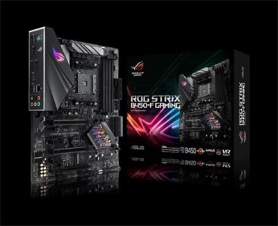 ASUS ROG STRIX B450-F GAMING Socket AM4, B450, DDR4 3200MHz, SATA 6Gb/s, HDMI 2.0, duální NVMe M.2, USB 3.1 Gen 2, ATX