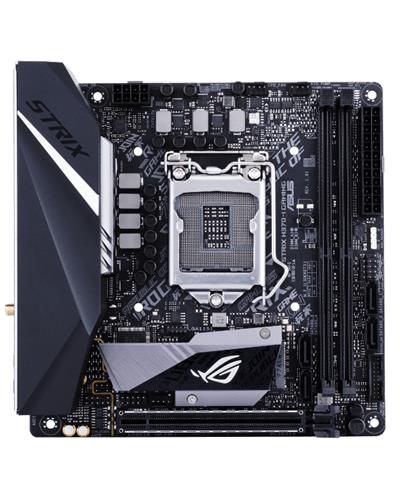 ASUS ROG STRIX H370-I GAMING Intel H370 mini-ITX gaming motherboard with Aura Sync RGB LED lighting