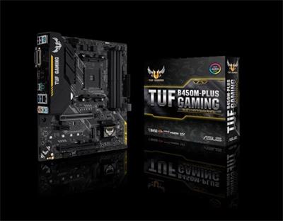 ASUS TUF B450M-PLUS GAMING Socket AM4, B450, 4x DDR4 3200MHz, SATA 6Gb/s, HDMI, M.2, USB 3.1 Gen 2, mATX