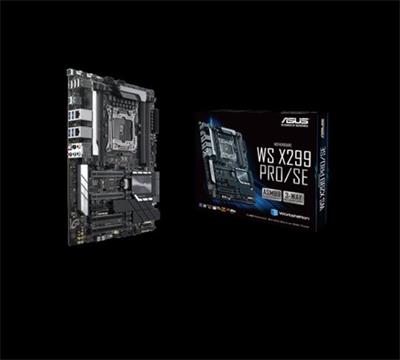 ASUS WS X299 PRO/SE, Intel LGA 2066 ATX with DDR4 4133MHz, dual M.2, M.2 heatsink, U.2, USB 3.1 Gen 2, ASMB9-iKVM