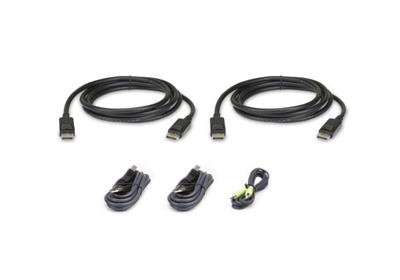 ATEN 1.8M USB DisplayPort Dual Display Secure KVM Cable Kit