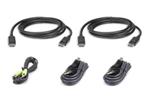 ATEN 3M USB DisplayPort Dual Display Secure KVM Cable Kit