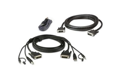 ATEN 3M USB DVI-D Dual Link Dual Display Secure KVM Cable Kit