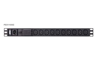 Aten Basic 1U PDU with surge protection 10A